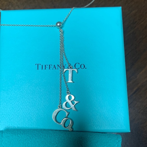 AUTHENTIC RARE VINTAGE TIFFANY & Co. Dangle necklace. AUTHENTIC $250 - Picture 2 of 8